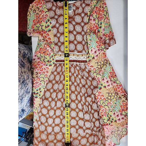 IVY JANE Chiffon Summer Dress or Beach Cover-up Women's Size Large Lightweight - Picture 6 of 7